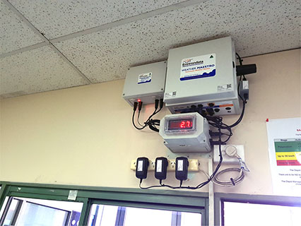 Wind Speed Monitoring and Alarm System - Container Facility