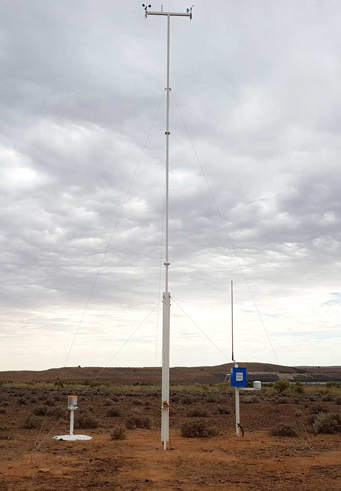 Weather Maestro Mining Weather Station with 10m Mast - Kalgoorlie WA